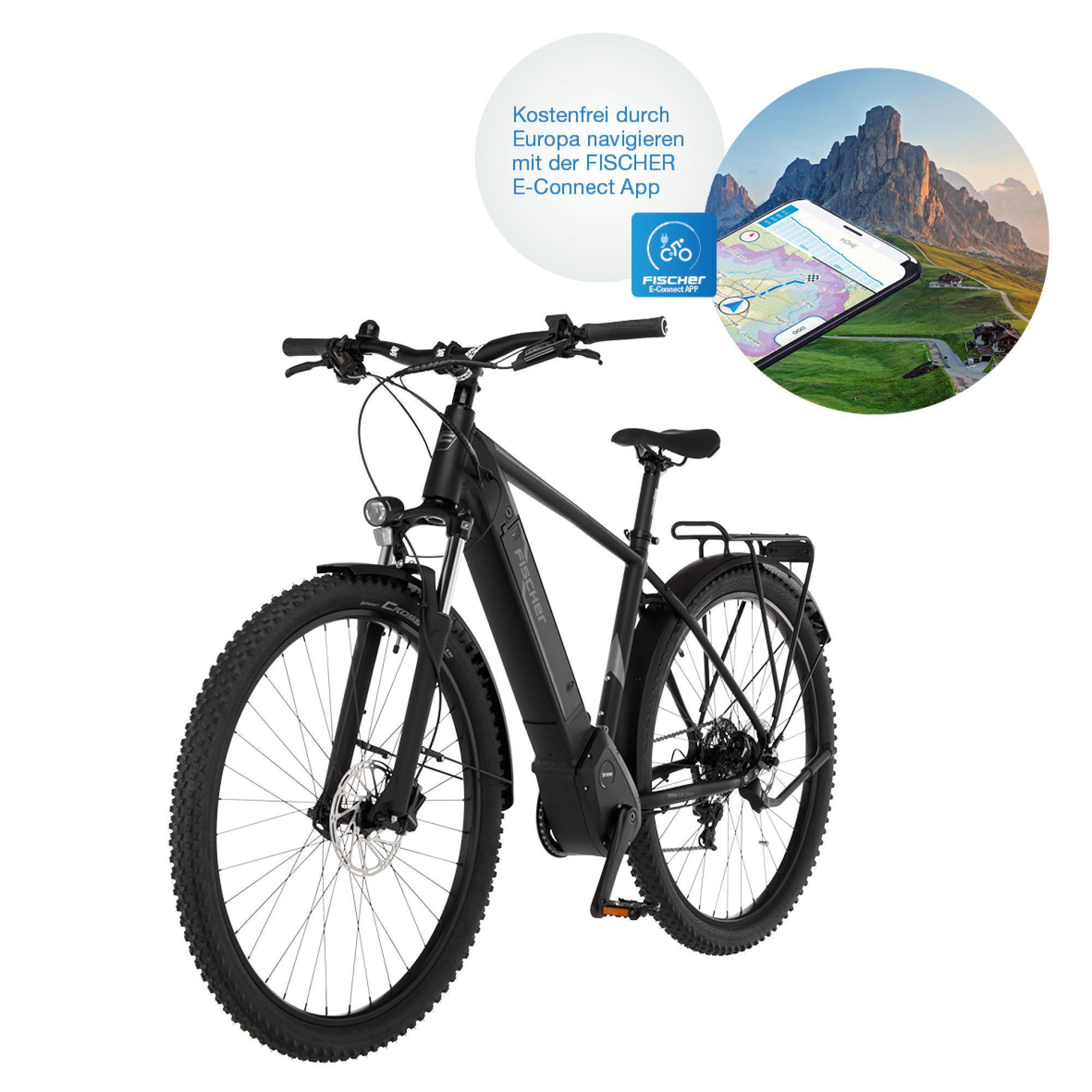 matt) (ATB) Zoll, FISCHER Schwarz Bike TERRA 5.0i All Wh, 29 (Laufradgröße: Herren-Rad, Terrain 504