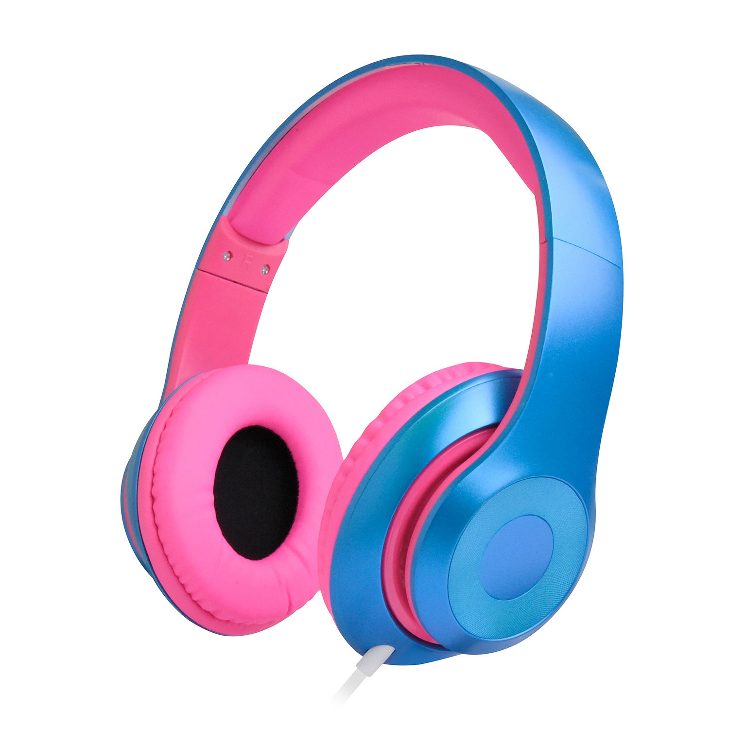 Wave Hpm117A Cuffie, azzurro/rosa