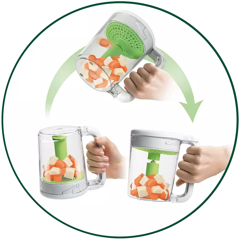 PHILIPS AVENT SCF870/20 Avent Kombinált Pároló és Turmixgép, 400 W, fehér