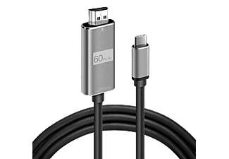 DAYTONA Hc-01 Type-C To 4K HDMI Görüntü Aktarım Kablosu Gri