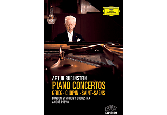 Arthur Rubinstein - Grieg, Chopin, Saint-Saëns: Piano Concertos (DVD)