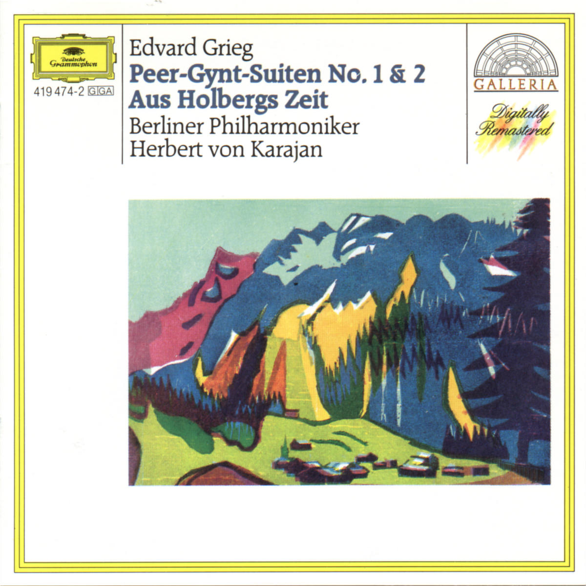 Herbert von Karajan - Grieg: Peer Gynt-Suiten No. 1 & 2, Aus Holbergs Zeit (CD)