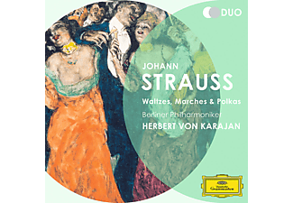 Herbert von Karajan - Strauss: Waltzes, Marches & Polkas (CD)