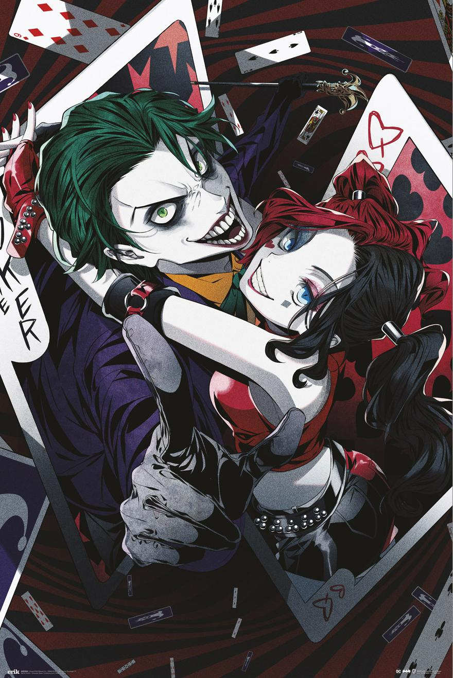 DC Poster Poster Joker Harley Comics GRUPO EDITORES Anime, & Quinn ERIK