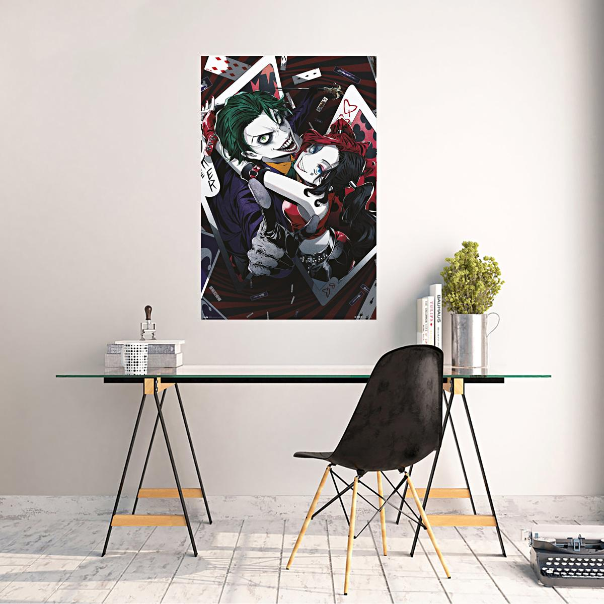 DC Poster Poster Joker Harley Comics GRUPO EDITORES Anime, & Quinn ERIK