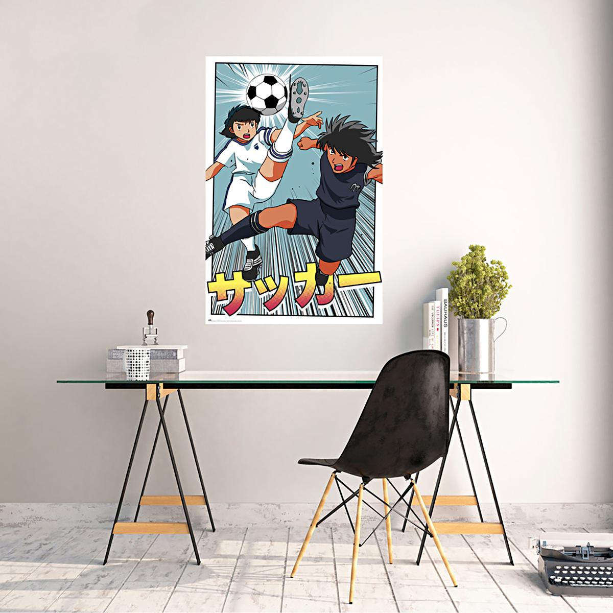 ERIK EDITORES Captain Tsubasa Genzo GRUPO Poster and Tsubasa Poster