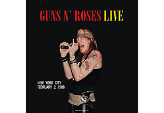 Guns N' Roses - Live In New York City, February 2, 1988 (Red Vinyl) (Vinyl LP (nagylemez))