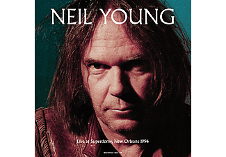 Neil Young - Live At Superdome, New Orleans 1994 (180 gram Edition) (Blue Vinyl) (Vinyl LP (nagylemez))