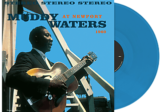Muddy Waters - Muddy Waters At Newport 1960 (180 gram Edition) (Cyan Blue Vinyl) (Vinyl LP (nagylemez))