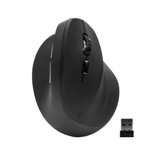 ISY IEM-1000-1 ergonomische Maus, Schwarz