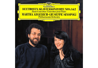 Martha Argerich, Giuseppe Sinopoli - Beethoven: Piano Concertos Nos. 1 & 2 (Vinyl LP (nagylemez))