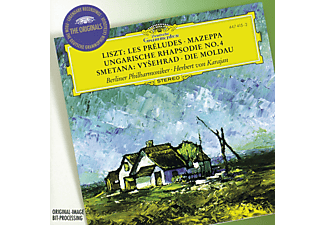 Herbert von Karajan - Liszt: Les Préludes, Mazeppa, Hungarian Rhapsody No. 4, Smetana: Vysehrad, The Moldau (CD)