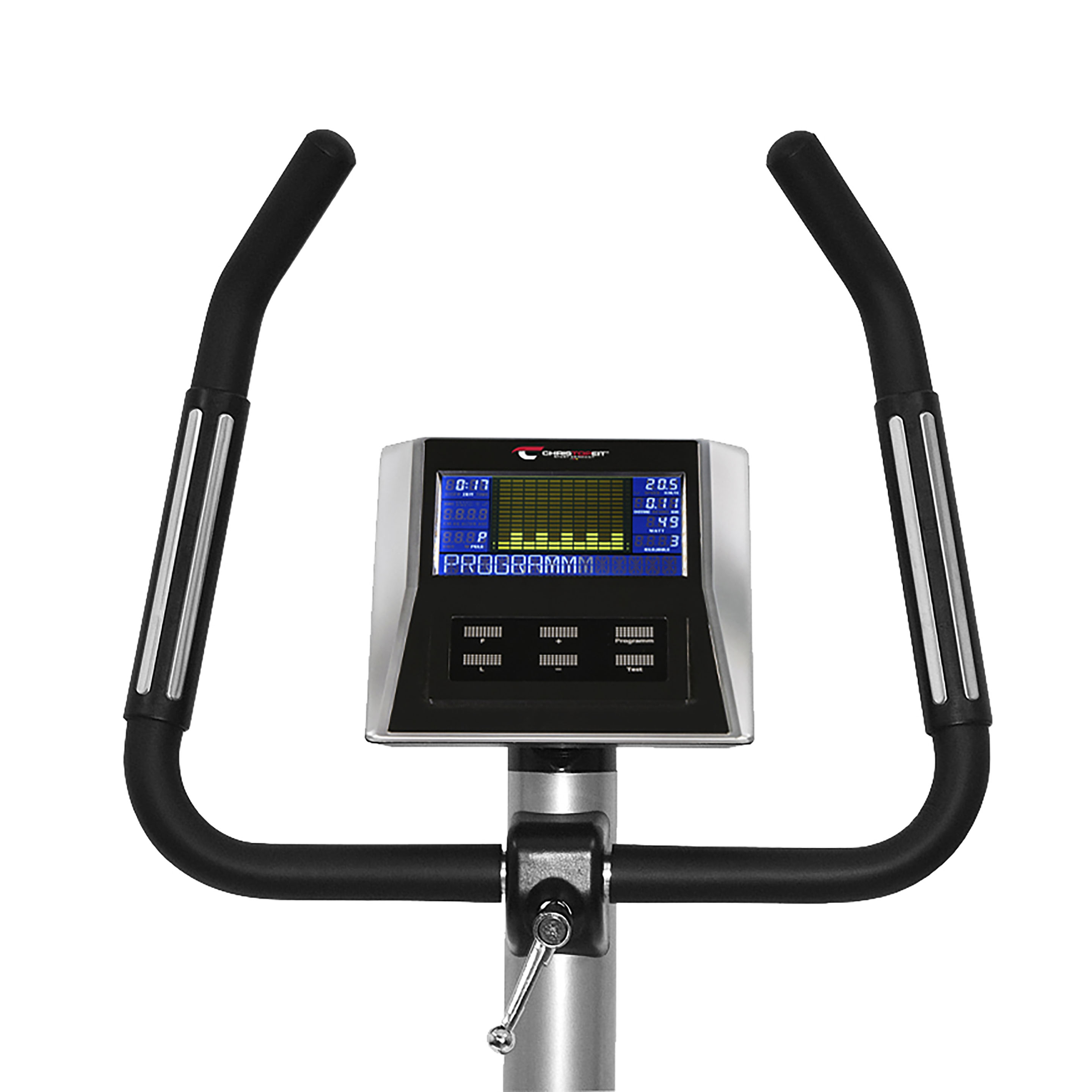 CHRISTOPEIT EMS 3 Heimtrainer Ergometer, Silber/Schwarz
