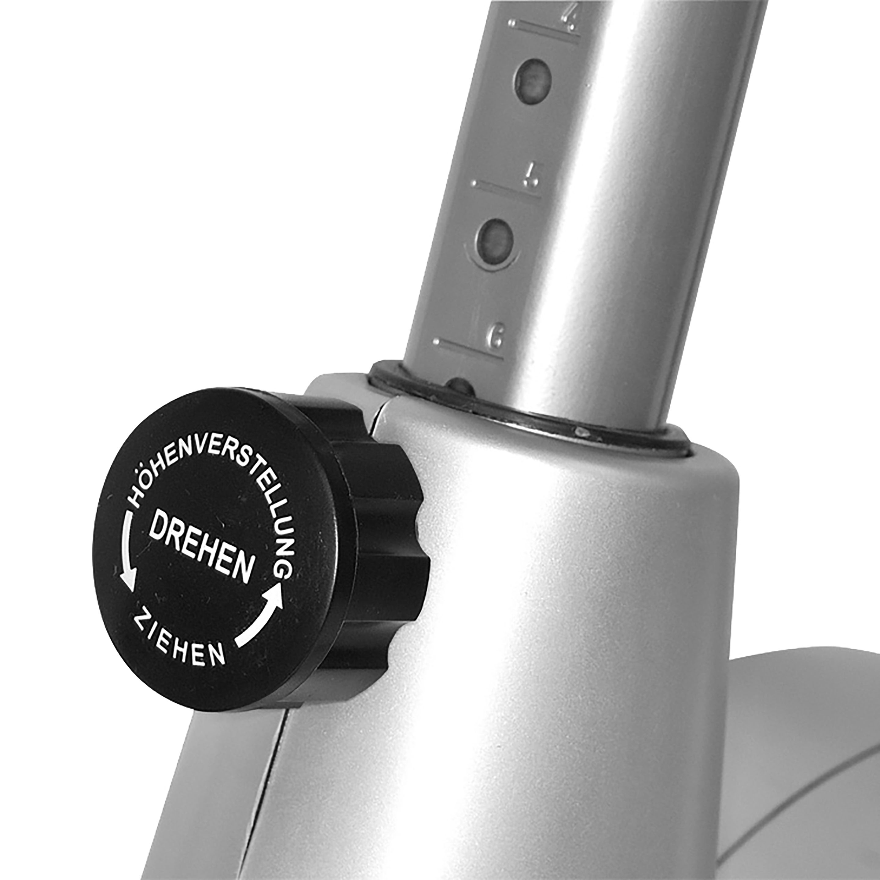 CHRISTOPEIT EMS 3 Heimtrainer Ergometer, Silber/Schwarz