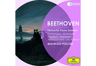Maurizio Pollini - Beethoven: Favourite Piano Sonatas - Pathétique, Moonlight, Tempest, Waldstein, Appassionata, Les Adieux (CD)