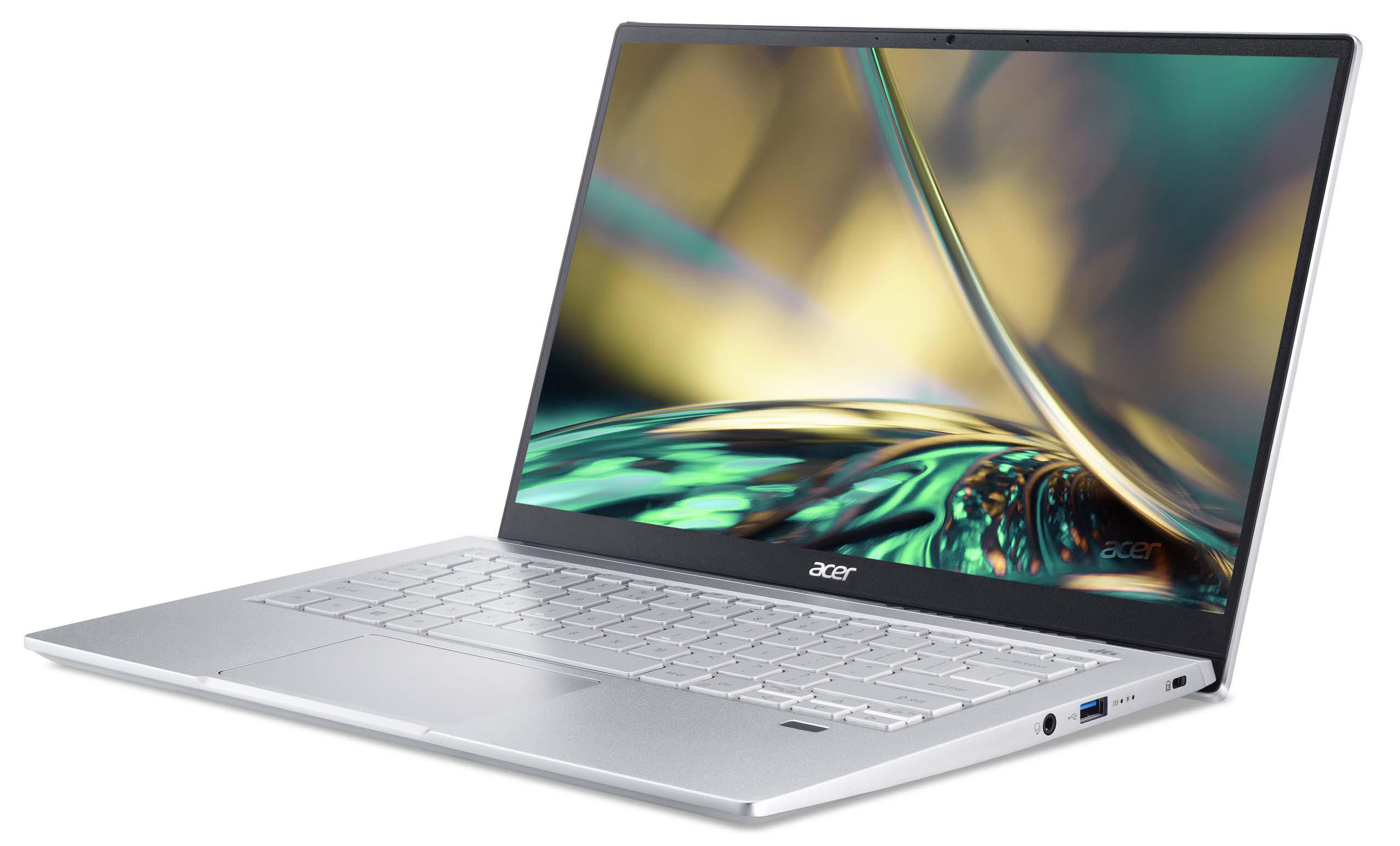 ACER Swift 3 (SF314-511-54ZK) mit Tastaturbeleuchtung, EVO, Notebook mit 14 Zoll Display, Intel® Core™ i5 Prozessor, 16 GB RAM, 512 GB SSD, Intel Iris® Xe, Pure Silver