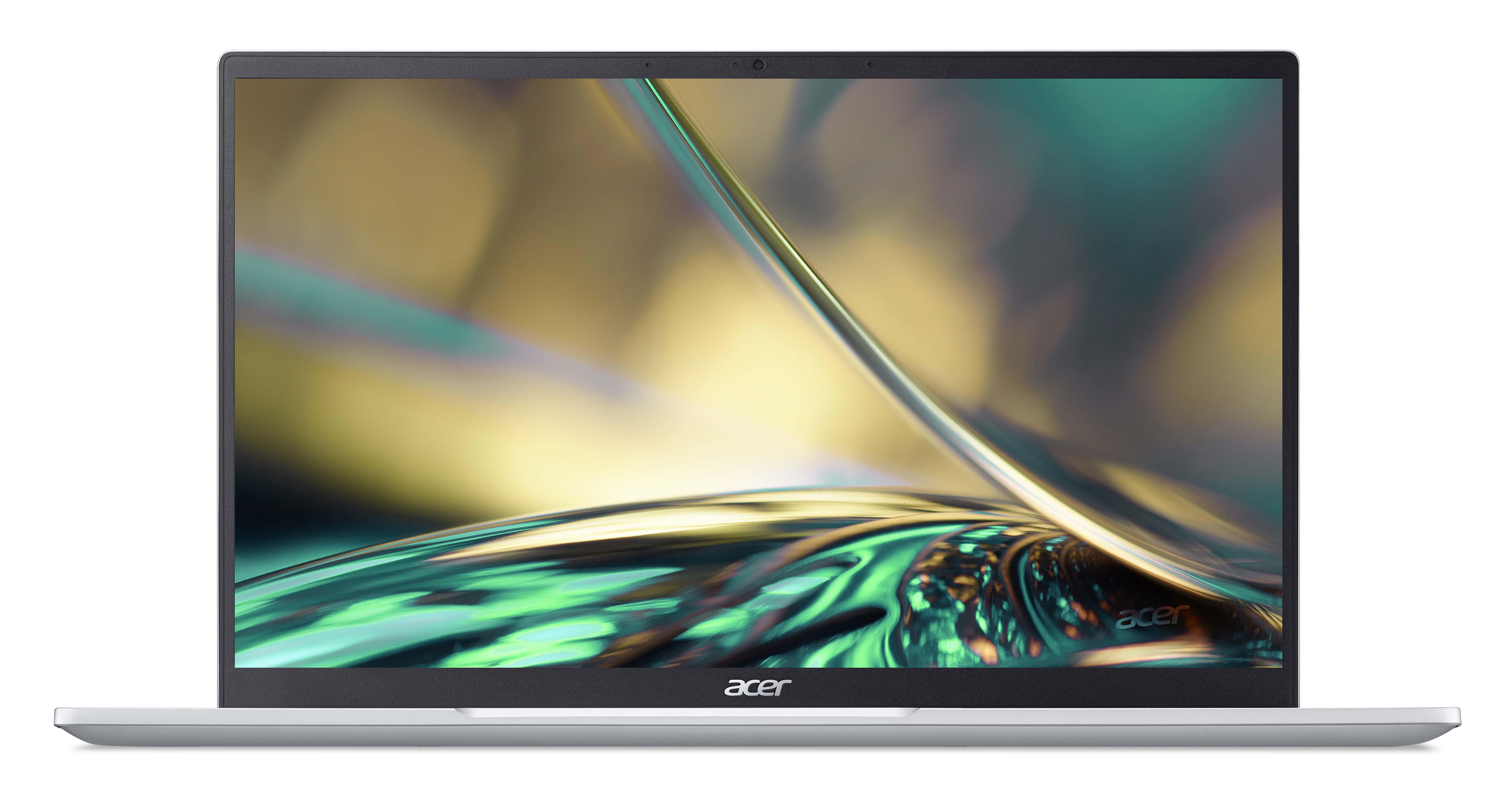 ACER Swift 3 (SF314-511-54ZK) mit Tastaturbeleuchtung, EVO, Notebook mit 14 Zoll Display, Intel® Core™ i5 Prozessor, 16 GB RAM, 512 GB SSD, Intel Iris® Xe, Pure Silver