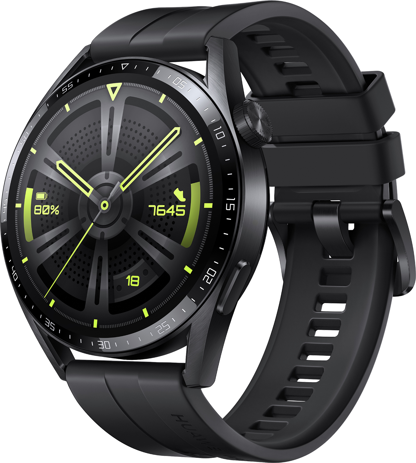 HUAWEI Watch GT 3 Active 46mm Zwart/Zwart