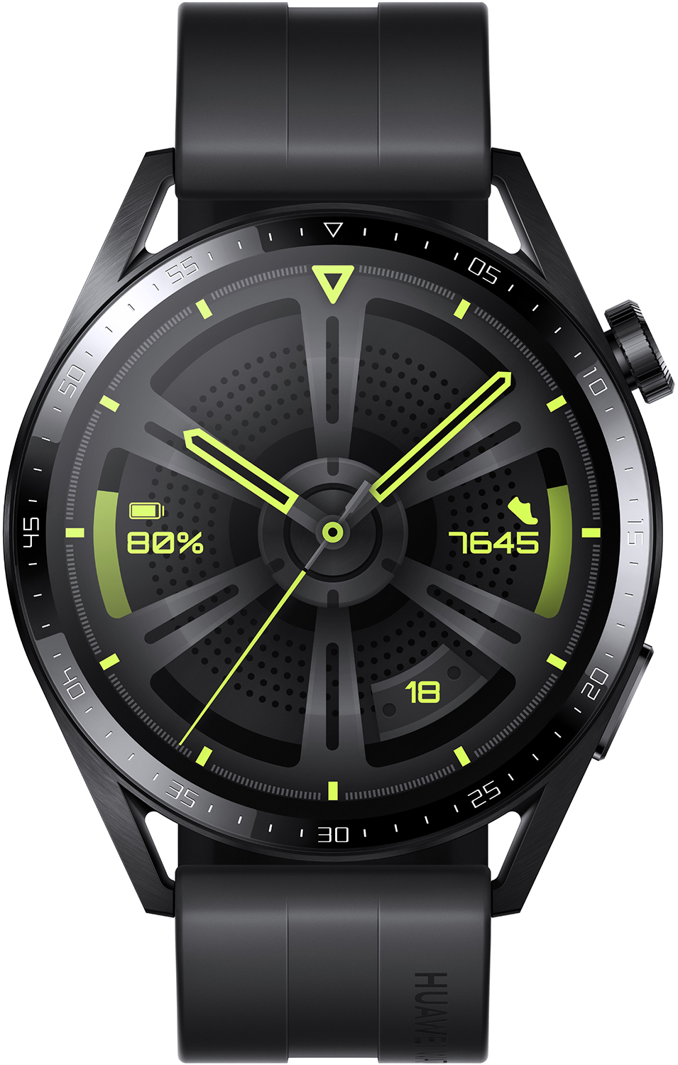HUAWEI Watch GT 3 Active 46mm Zwart/Zwart