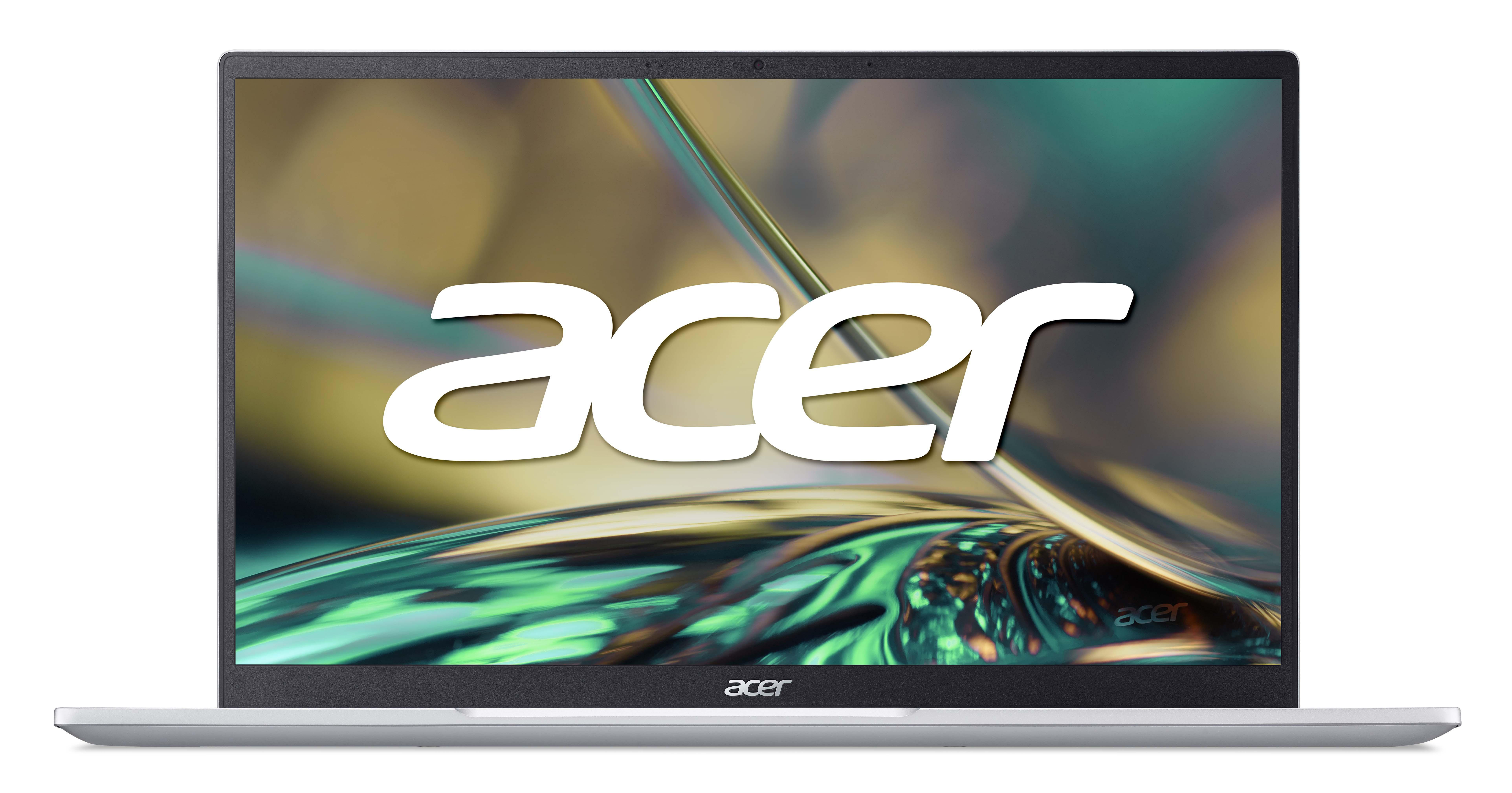 ACER Swift 3 (SF314-511-54ZK) mit GB Tastaturbeleuchtung, SSD, Pure mit Intel® Zoll Xe, Intel Display, Prozessor, 512 RAM, Iris® Notebook i5 16 GB EVO, Silver Core™ 14