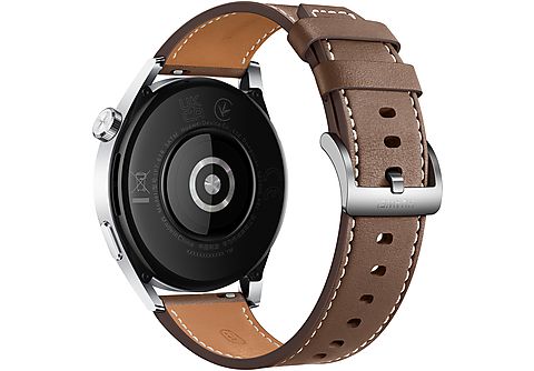 HUAWEI Watch GT 3 Classic 46mm Roestvrij staal/Bruin