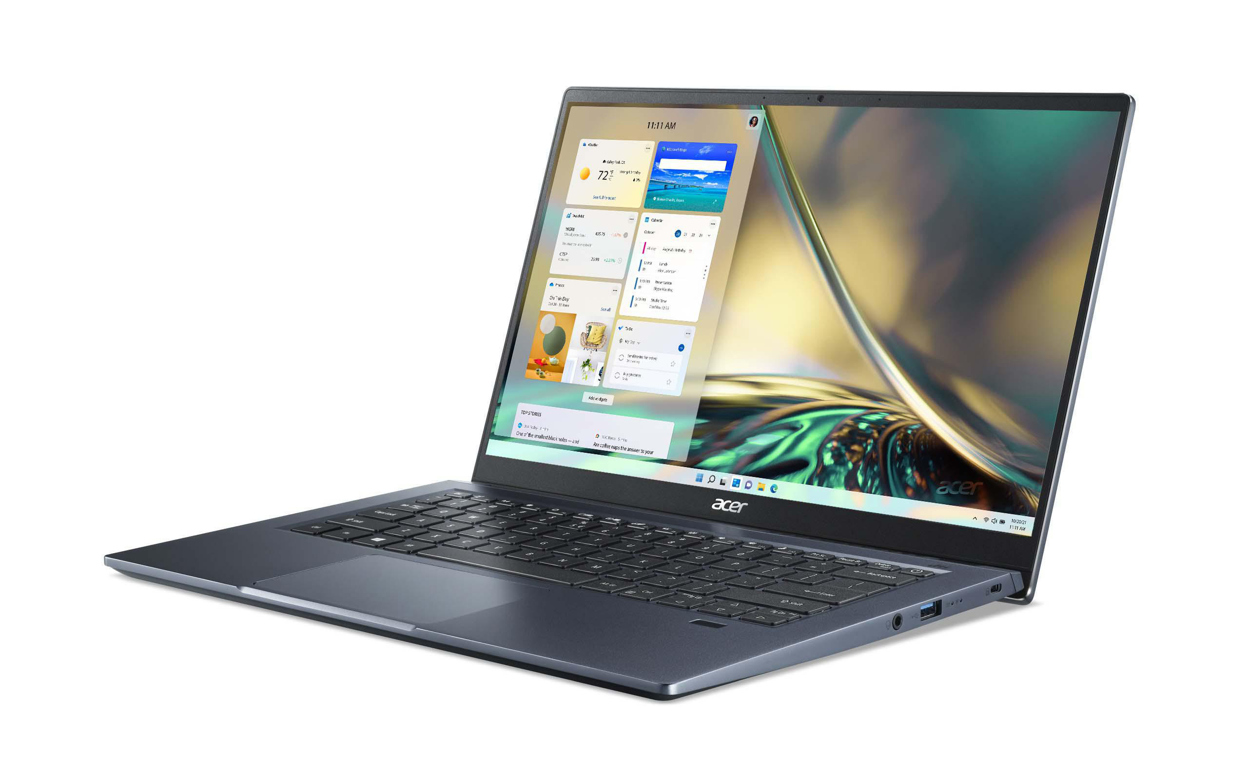ACER Swift 3 (SF314-511-53SN) mit Tastaturbeleuchtung, EVO, Notebook mit 14 Zoll Display, Intel® Core™ i5 Prozessor, 16 GB RAM, 512 GB SSD, Steam Blue