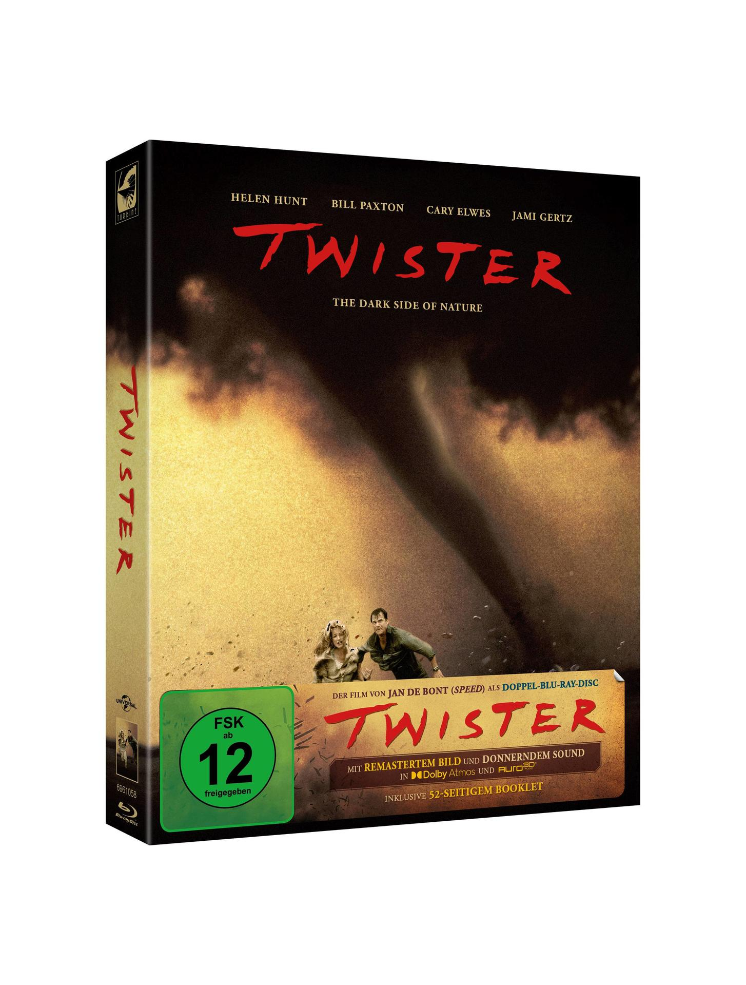 Twister DVD-Hülle mit Filmbild und Schauspielernamen.