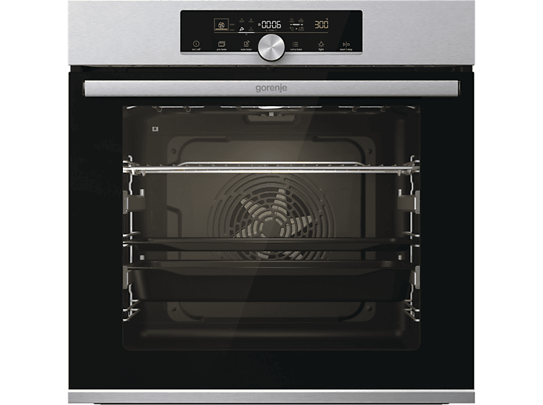 GORENJE BOS6747A01X beépíthető multifunkciós sütő, ExtraStream, teleszkópos sütősín, AutoBake, CoolDoor