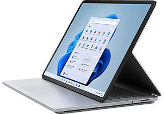 MICROSOFT Surface Laptop Studio, Notebook mit 14,4 Zoll Display Touchscreen, Intel® Core™ i5 Prozessor, 16 GB RAM, 256 GB SSD, Intel® Iris® Xe-Grafik, Platin