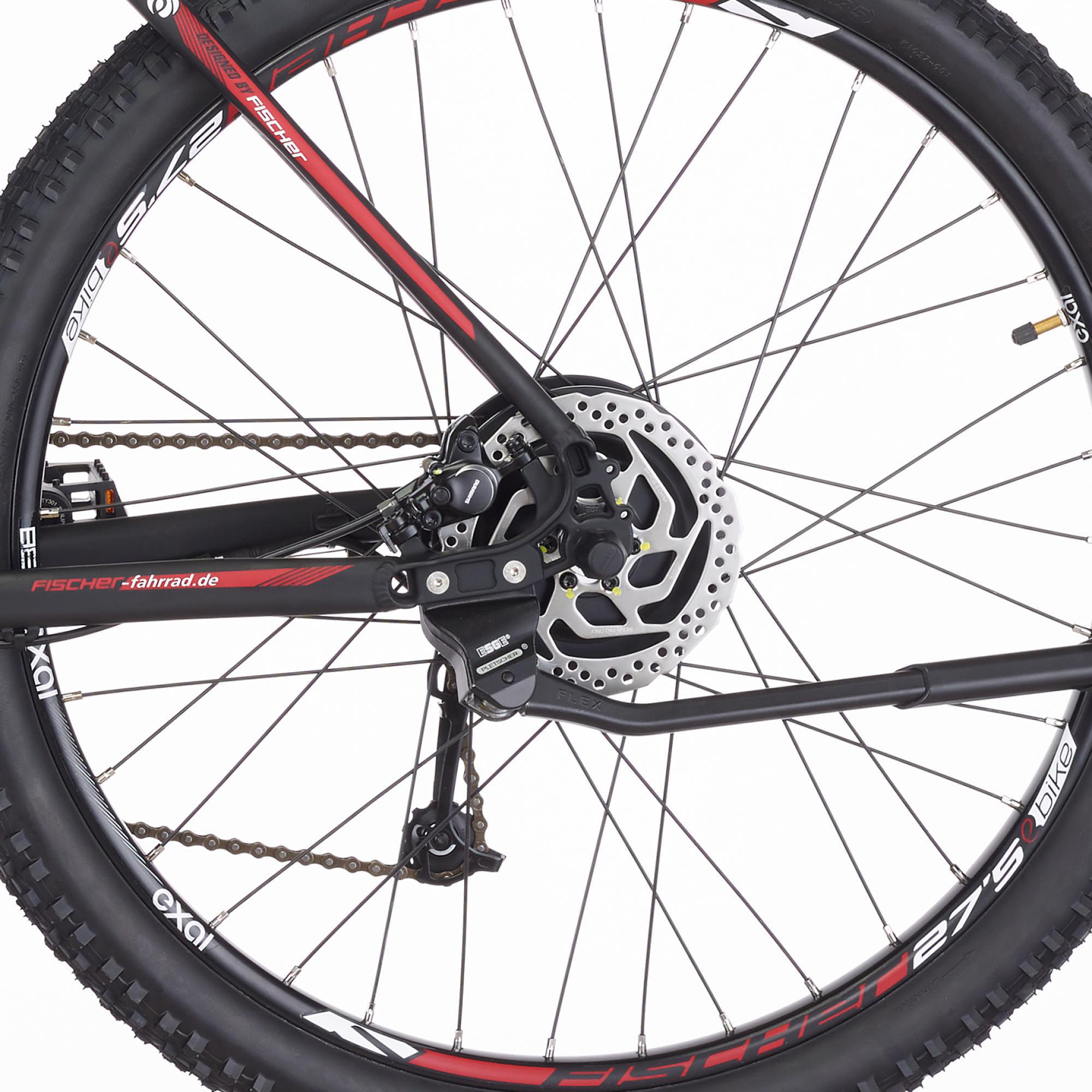 422 Schwarz Herren-Rad, FISCHER 48 Rahmenhöhe: MONTIS EM Zoll, cm, Wh, matt) Mountainbike 1726 (Laufradgröße: 27,5