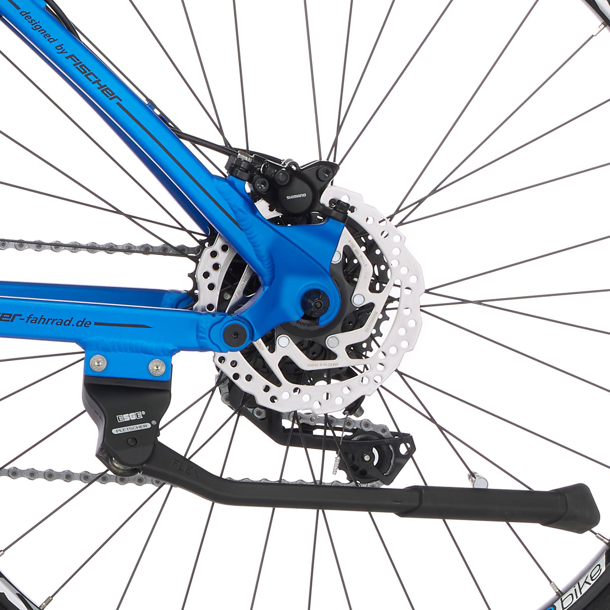 Herren-Rad, Blau 27,5 557 FISCHER EM Mountainbike Zoll, Wh, 1862 matt) (Laufradgröße: MONTIS