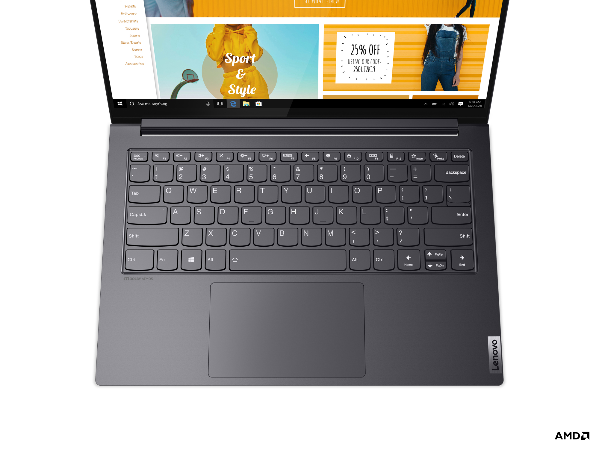 LENOVO 82MS001FTX/Yoga Slim 7 Pro/Ryzen7 5800H/16GB Ram/1TB SSD/14"/Win 10H Laptop Gri