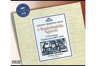 Karl Richter - Bach: 6 Brandenburgische Konzerte, 4 Ouvertüren, Tripelkonzert BWV 1044 (CD)