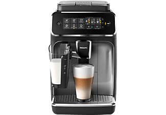 PHILIPS EP3246/703200 LATTEGO Kaffeevollautomat Schwarz/Silber lackiert