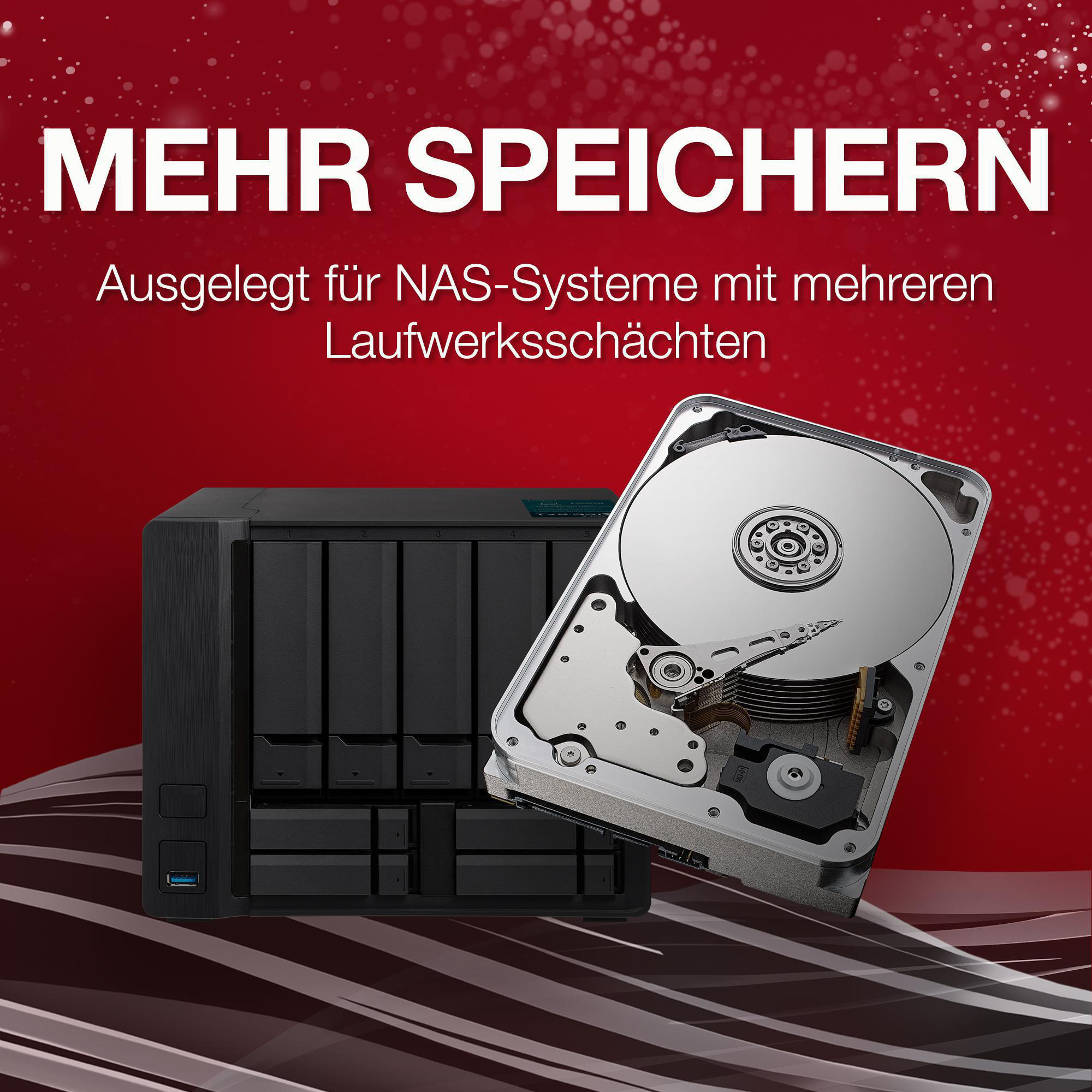 SEAGATE IronWolf Pro Festplatte Bulk, 8 TB HDD SATA 6 Gbps, 3,5 Zoll, intern