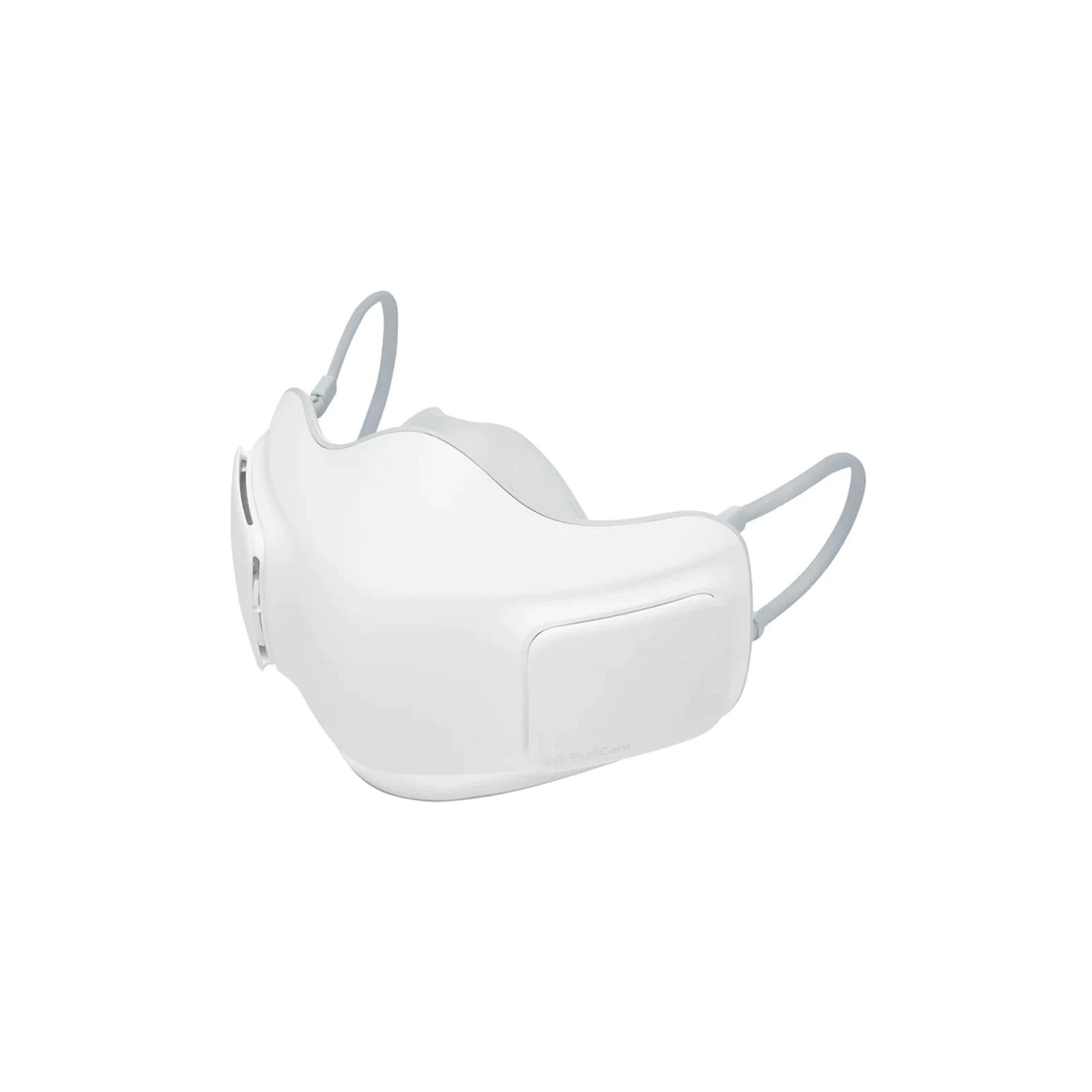 Mascarilla inteligente - LG Puricare Air Purifying Mask AP300AWFA, Filtro HEPA 13, 3 velocidades, 8 h, Blanco