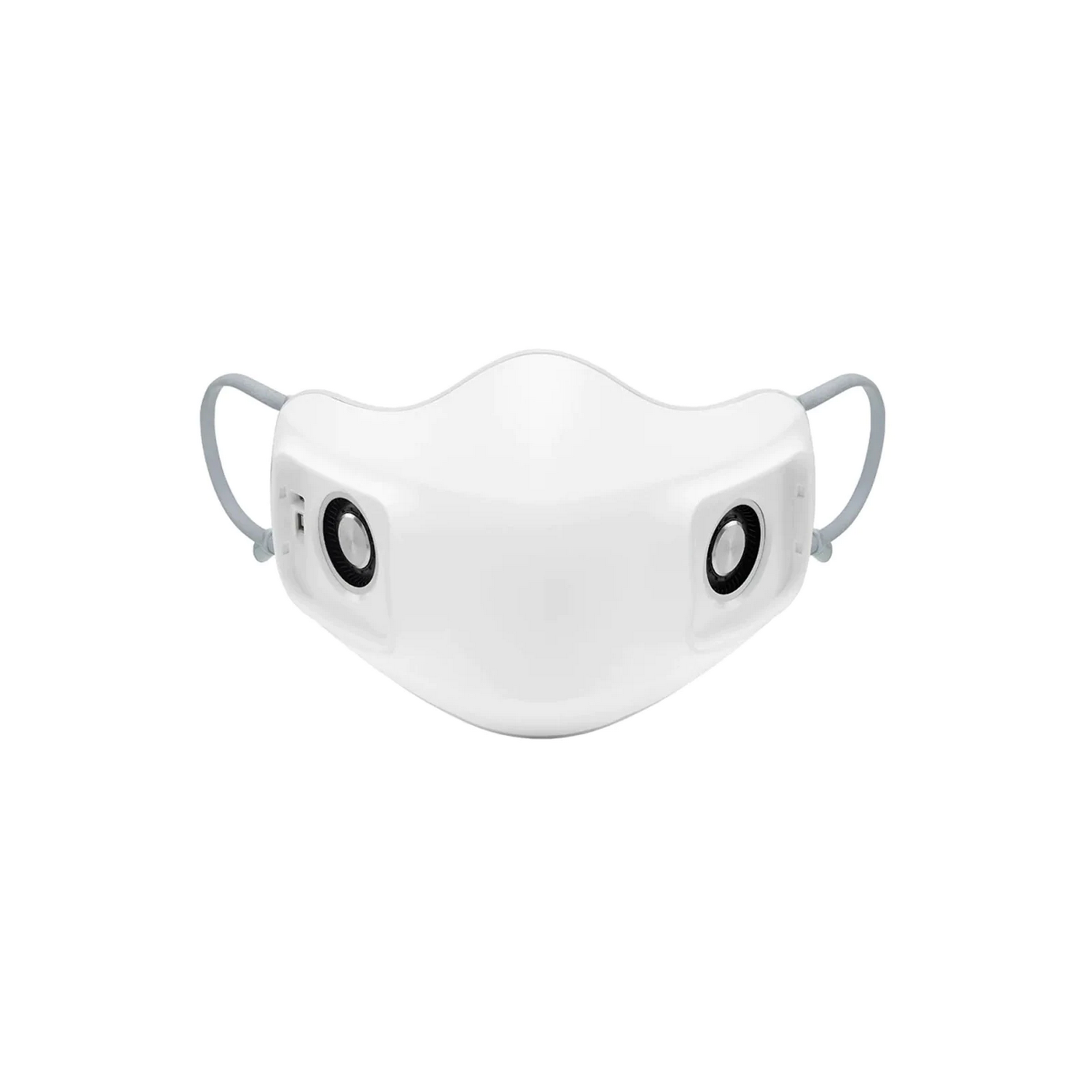 Mascarilla inteligente - LG Puricare Air Purifying Mask AP300AWFA, Filtro HEPA 13, 3 velocidades, 8 h, Blanco