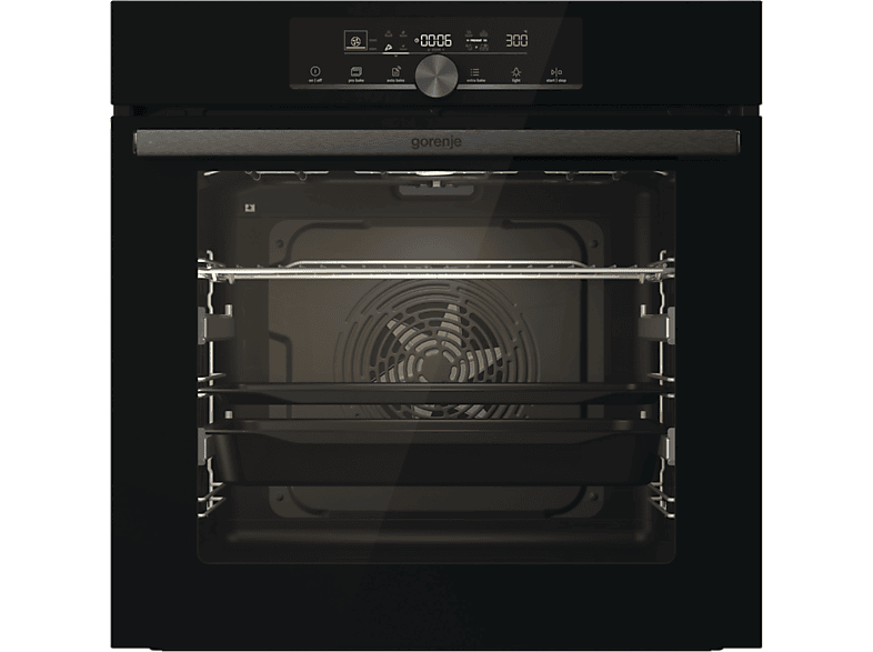 GORENJE BOS6747A01BG beépíthető multifunkciós sütő, gőzfunkció, teleszkópos sütősín, HomeMade, MultiLevel