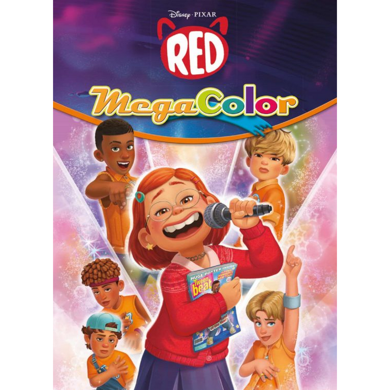 Libro Red. Megacolor de disney español tapa blanda color