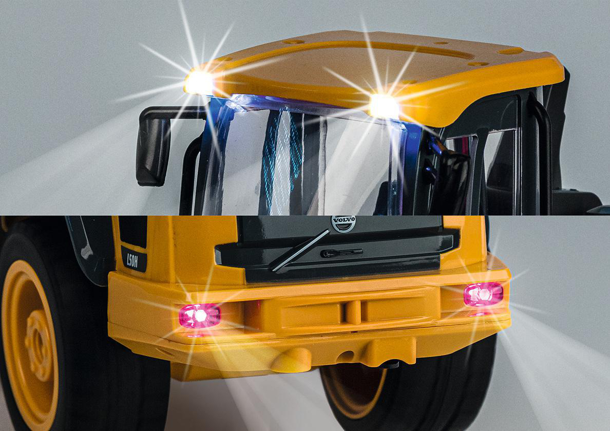CARSON 1:16 Radlader Volvo 2.4G 100% RTR, ferngesteuertes Fahrzeug R/C Spielzeugauto, Gelb