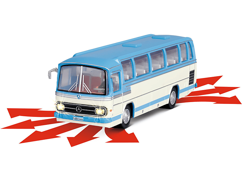 Thumbnail - CARSON 1:87 MB Bus O 302 2.4GHz 100% RTR blau, ferngesteuertes Fahrzeug R/C Spielzeugauto, Blau