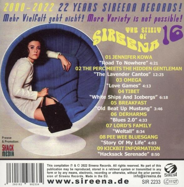 (CD) VARIOUS Sireena - Spirit Vol.16 - Of