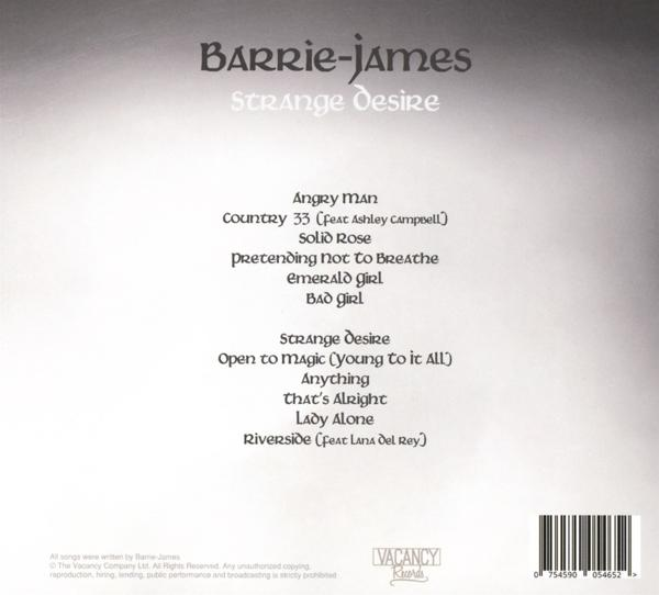 Barrie-james - Strange Desire  - (CD)