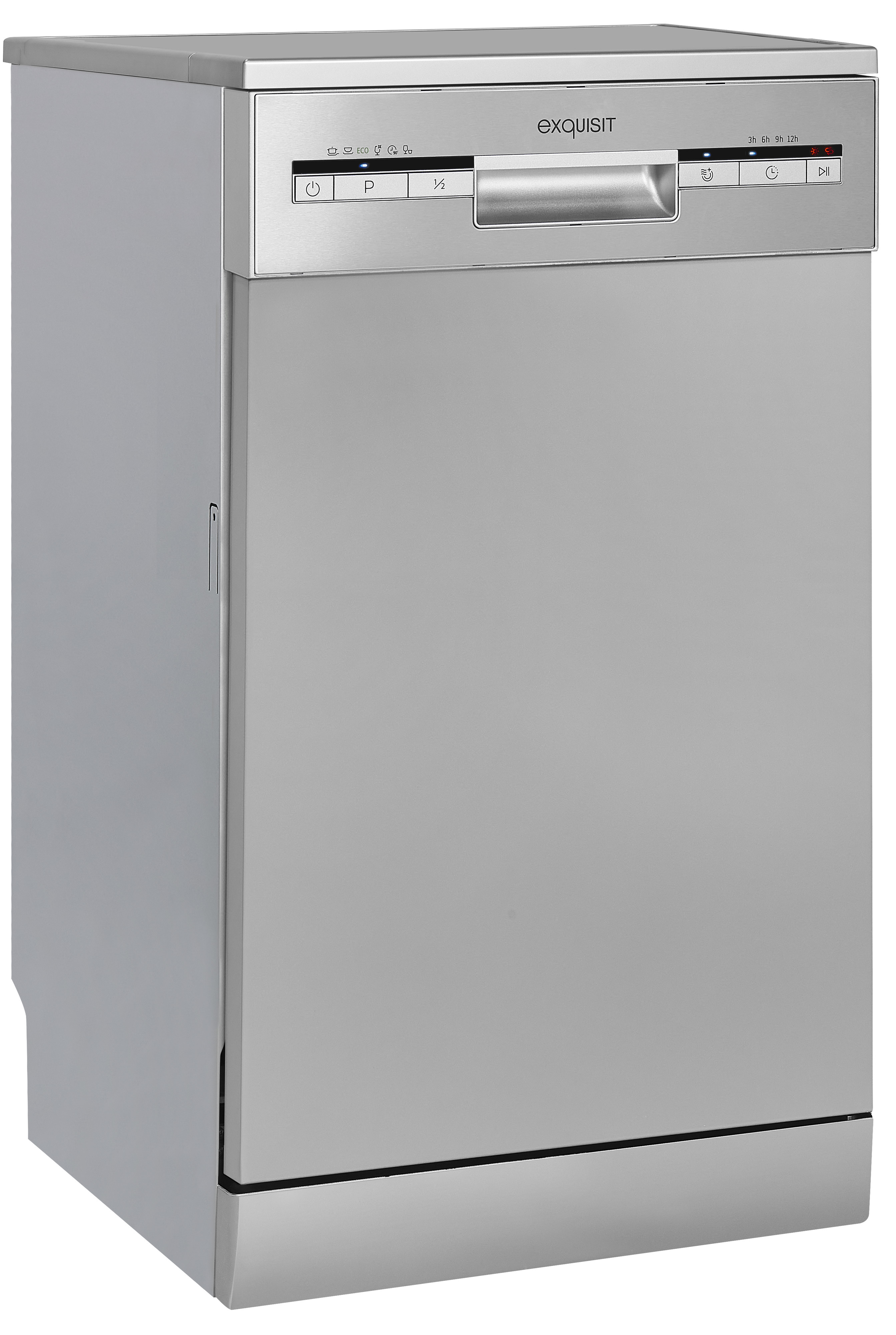 EXQUISIT GSP9109-030E Geschirrspüler (Freistehend mit Unterbaumöglichkeit, 448 mm breit, 49 dB (A), E)