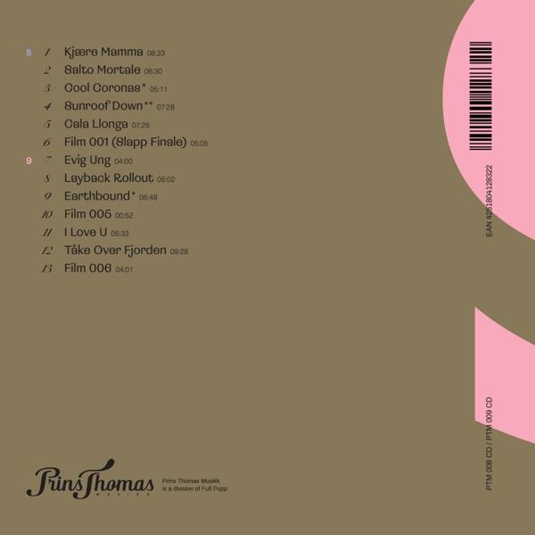 Prins Thomas - Prins Thomas 8+9  - (CD)