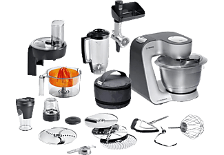 BOSCH MUM59S81DE Home Professional Küchenmaschine Silber/Anthrazit (Rührschüsselkapazität: 3,9 Liter, 1000 Watt)