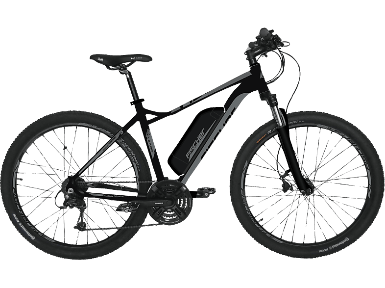 FISCHER MONTIS EM 2127 Mountainbike (Laufradgröße: 27,5 Zoll, Rahmenhöhe:  48 cm, Herren-Rad, 422 Wh, schwarz matt) | 27.5, 48 in schwarz matt kaufen  | SATURN