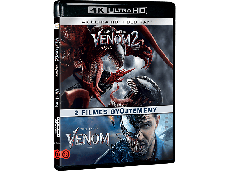 Venom 1-2. (4K Ultra HD Blu-ray + Blu-ray)