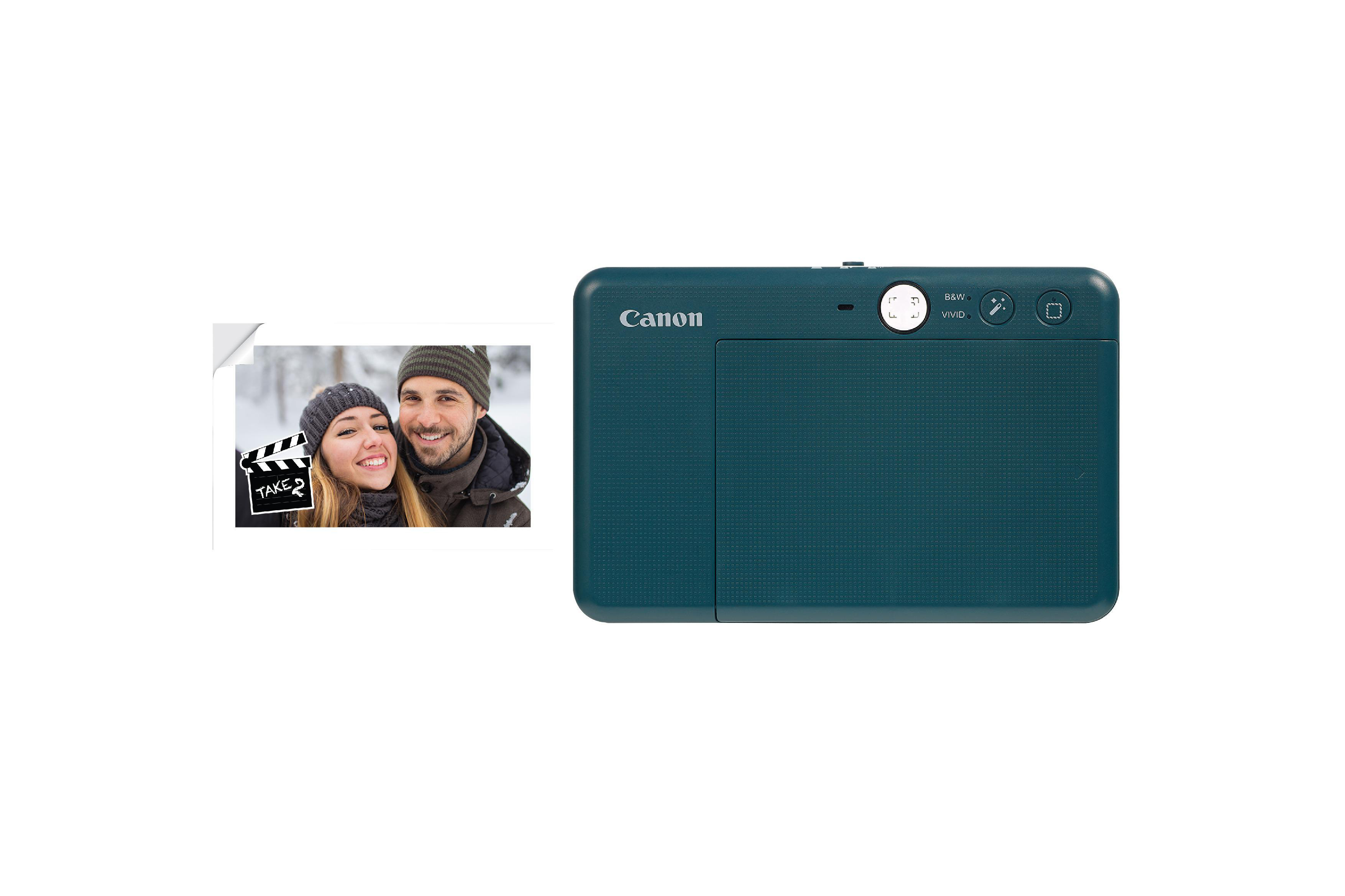 Fotodrucker, CANON S2 Zoemini Aquamarin und Sofortbildkamera