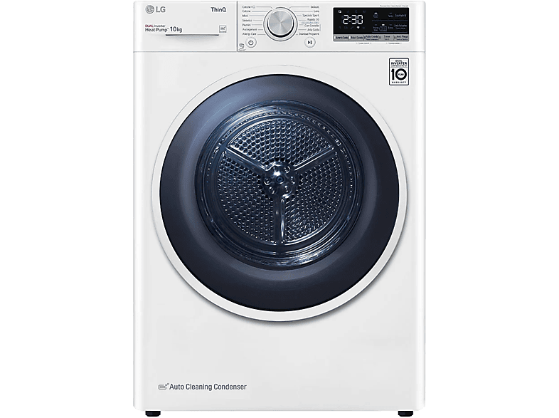 LG RH10V9AV4W hőszivattyús szárítógép, 10 kg